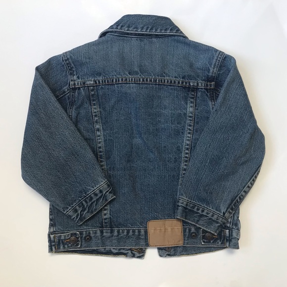 Vintage Oshkosh Distressed Jean Jacket, Size 4. - Picture 4 of 5